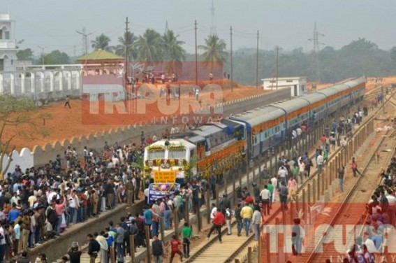 BG Passenger Trial train service in Agartala-Silchar route begins from May 2; Regular service to be delayed by a month BG Passenger Trial train service in Agartala-Silchar route begins from May 2; Regular service to be delayed by a month